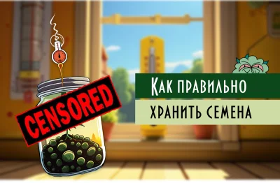 Как правильно хранить семяна каннабиса?